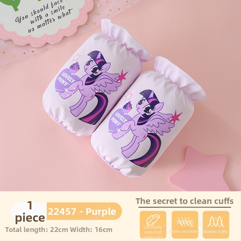 Μανίκια για γεύματα σε στυλ κινούμένων σχεδίων, αδιάβροχα, ανθεκτικά στη βρωμιά και στη φθορά, κωδικός 22457