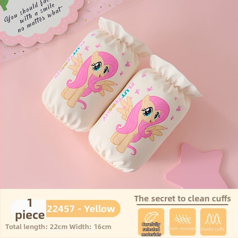 Μανίκια για γεύματα σε στυλ κινούμένων σχεδίων, αδιάβροχα, ανθεκτικά στη βρωμιά και στη φθορά, κωδικός 22457