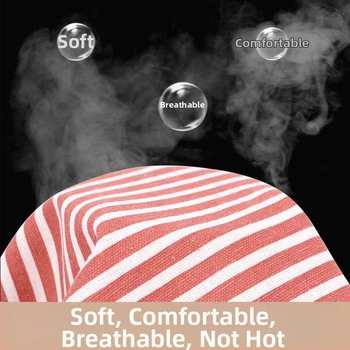 Ποδιά χωρίς μανίκια από βαμβάκι και λινό, αντιβρωμιστικό, ριγέ σχέδιο