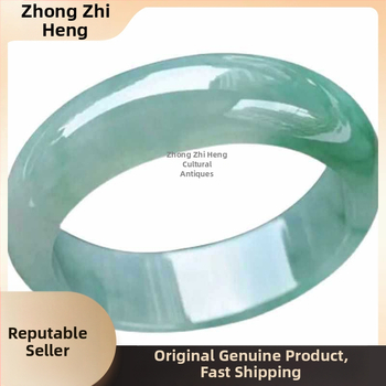 Nefrito apyrankė su ledo vaškinės tekstūros, geometrinė forma, rankų darbo, atskiras įpakavimas, natūralus stilius, unisex