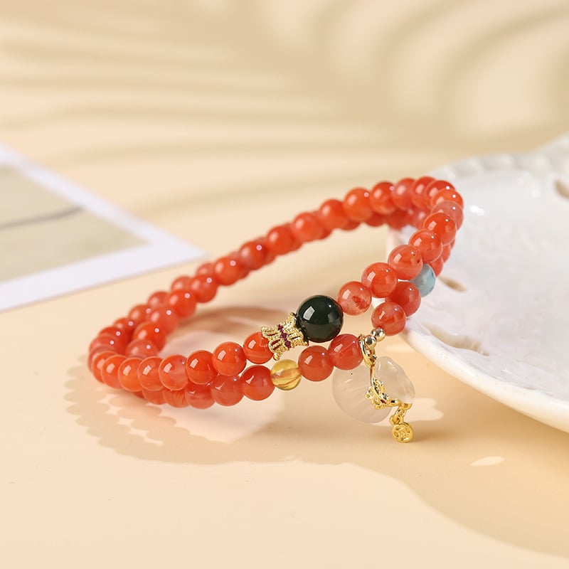 Гривна от южен агат, шлайфане и полиране, етно стил, за жени, есен 2025