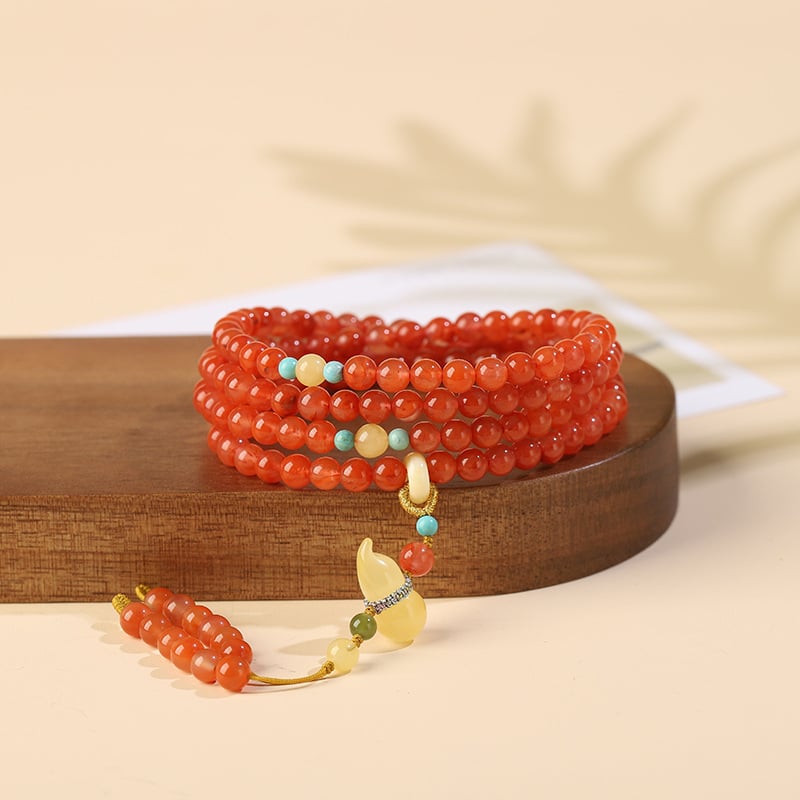 Гривна от южен агат, шлайфане и полиране, етно стил, за жени, есен 2025