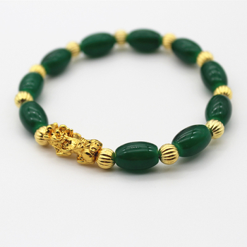 Гривна от сплав, електроплатирана; унисекс, геометричен стил — серия гривни с мъниста