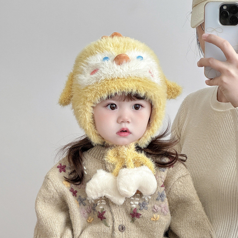 Laste kudumüts müts kõrvade kaitseks, soe ja tuuline sügis-talvel, kellakujulise kujundusega lai äär, materjal: 100% viskoos (Ice Hemp), satiinviimistlus, plüüsvooder, sobib alates 10-aastastest