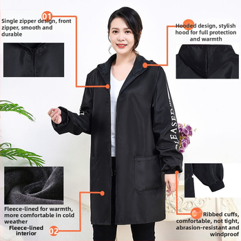 Σετ ποδιάς PVC: αδιάβροχες χωρίς μανίκια, με επένδυση πολυεστέρα, μοντέρνο μινιμαλιστικό στυλ