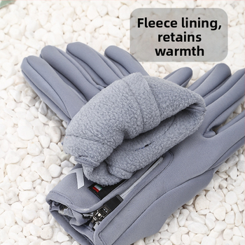 Vaikų žiemos dviračių pirštinės, poliarinis flisas, unisex, šiltos, atsparios vėjui ir vandeniui, amžius 4–13 metų