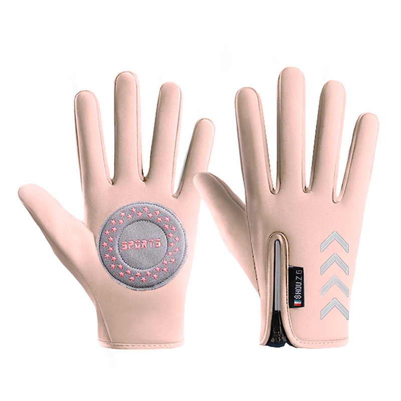 Vaikų žiemos dviračių pirštinės, poliarinis flisas, unisex, šiltos, atsparios vėjui ir vandeniui, amžius 4–13 metų