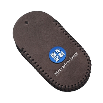 Κάλυμμα κλειδιού Mercedes-Benz, δέρμα αγελάδας, επιχειρηματικό στυλ, προσαρμόσιμο