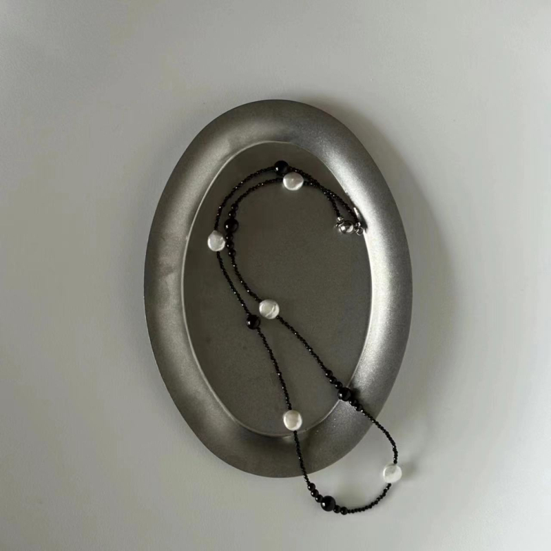 Onix nyaklánc kínai stílusban, Yifei által kézzel készített, 2024 ősz.