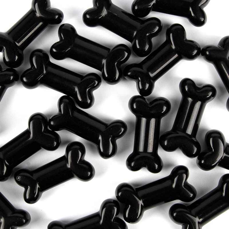 Мини кристални украси с форма на кост — естествен кристал, гравиране и полиране, възможна персонализация, геометрична форма