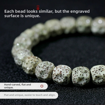 Bodhi helmed käevõru tähtede ja kuu motiividega, sõrmekeermega disain, looduslik käsitöö, hiina stiil