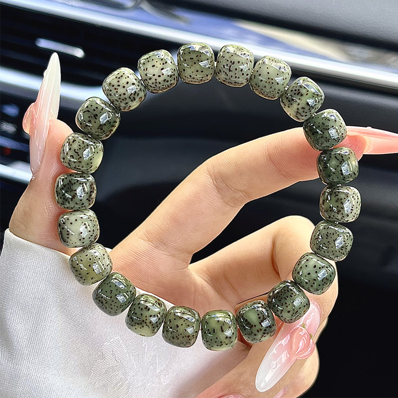 Bodhi helmed käevõru tähtede ja kuu motiividega, sõrmekeermega disain, looduslik käsitöö, hiina stiil