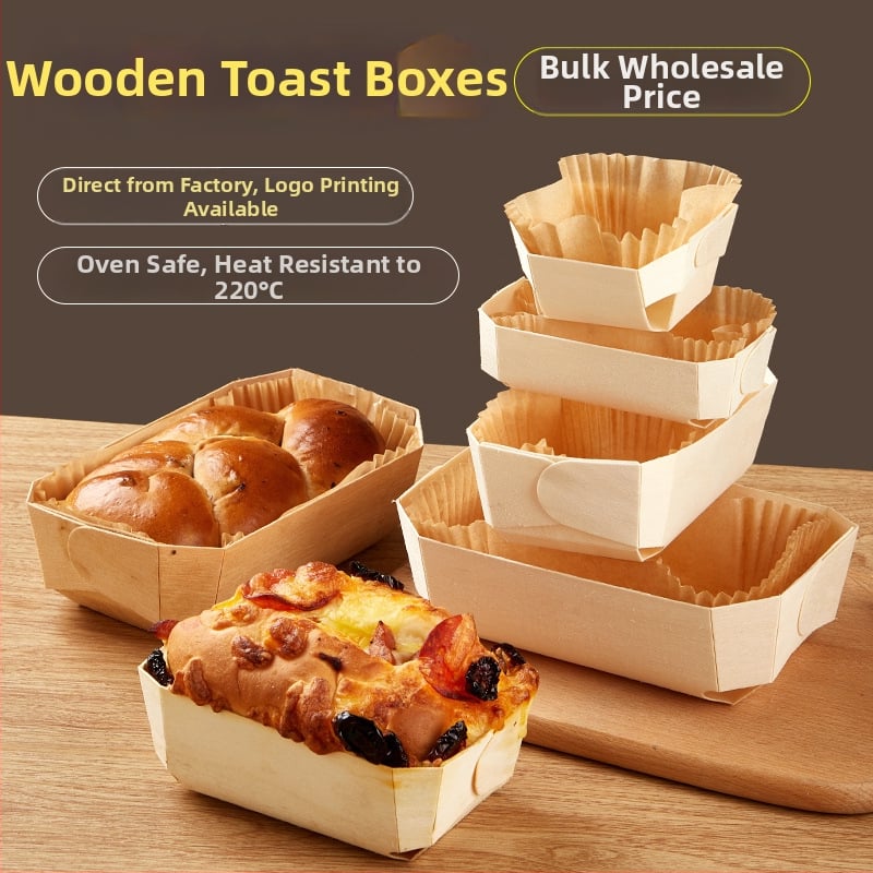 Joe Ξύλινο Μικρό Καλούπι για Τοστ και Κέικ για Φούρνο - Ξύλινο Εργαλείο Αρτοποιίας - Κατηγορία Καρδιά Κουτί, Προέλευση: Κίνα