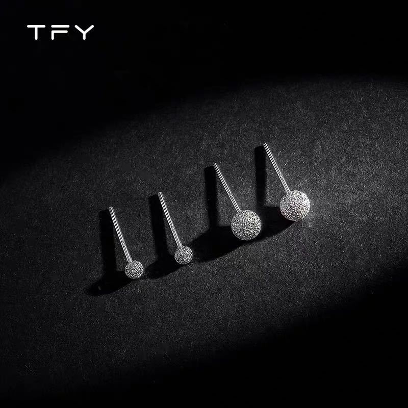 Обеци от сребро 925, геометричен дизайн, полирани, ушна игла от чисто сребро