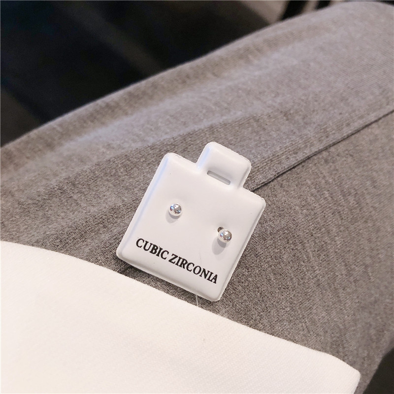 Обеци от сребро 925, геометричен дизайн, полирани, ушна игла от чисто сребро