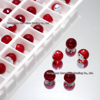 Σκουλαρίκι αυτιού με γυμνό λίθο, στρογγυλή χάντρα, ηλεκτροπλατίνα, μοντέλο Y148