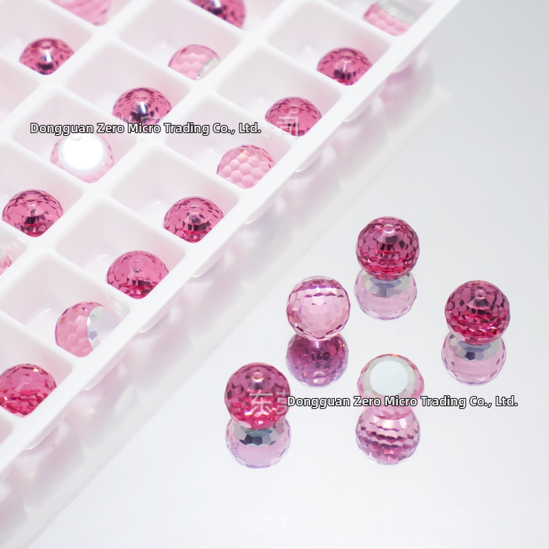 Σκουλαρίκι αυτιού με γυμνό λίθο, στρογγυλή χάντρα, ηλεκτροπλατίνα, μοντέλο Y148