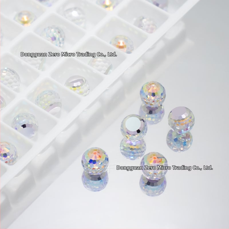 Σκουλαρίκι αυτιού με γυμνό λίθο, στρογγυλή χάντρα, ηλεκτροπλατίνα, μοντέλο Y148