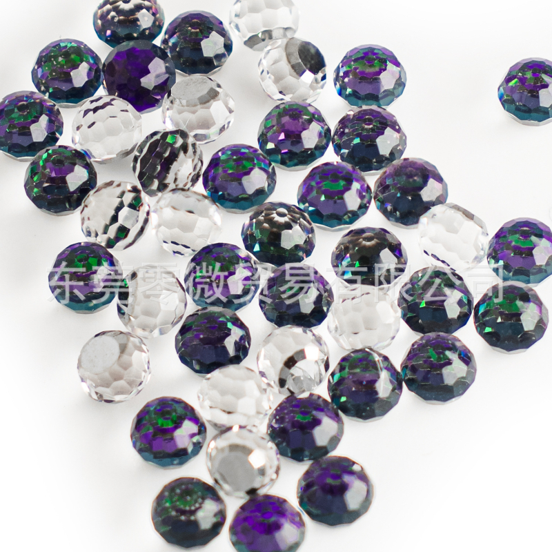 Σκουλαρίκι αυτιού με γυμνό λίθο, στρογγυλή χάντρα, ηλεκτροπλατίνα, μοντέλο Y148