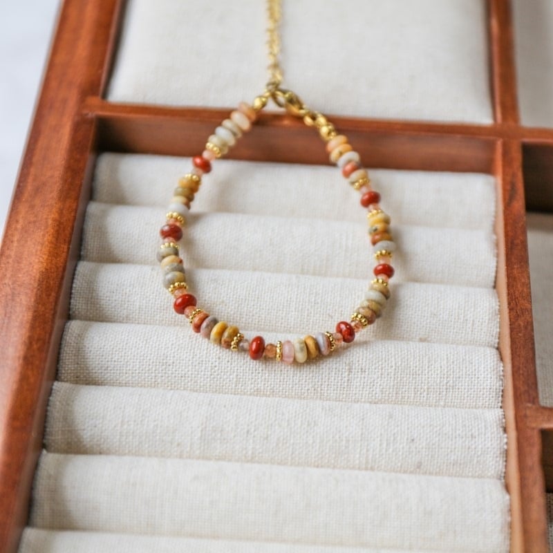 Гривна с неправилни перли и естествени камъни, кристални мъниста, 24K златно електроплатено, геометрична форма