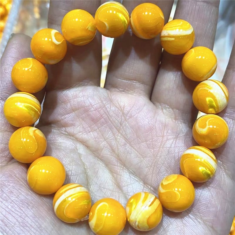 Гривна с ефект котешко око и модел Тай Чи, форма на съзвездие (Материал: Черупка; Технология: Ръчна изработка; Бранд: Jibin; Стил: Унисекс, Модерен ежедневен стил; Форма: Съзвездие)