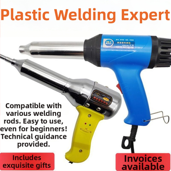 Pistol de sudură pentru plastic cu aer cald, unelte electrice cu aer cald pentru repararea barei de protecție, pistol de topire