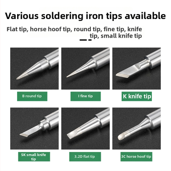 Vrh za lemilo BY905 – Univerzalno unutarnje grijanje, 60W, bakar, vrh u obliku potkove 905S