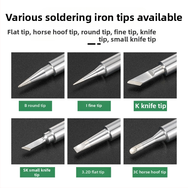 Špička spájkovacieho drôtu BY905 – Univerzálne vnútorné vykurovanie, 60W, meď, kopytový tvar hrotu 905S