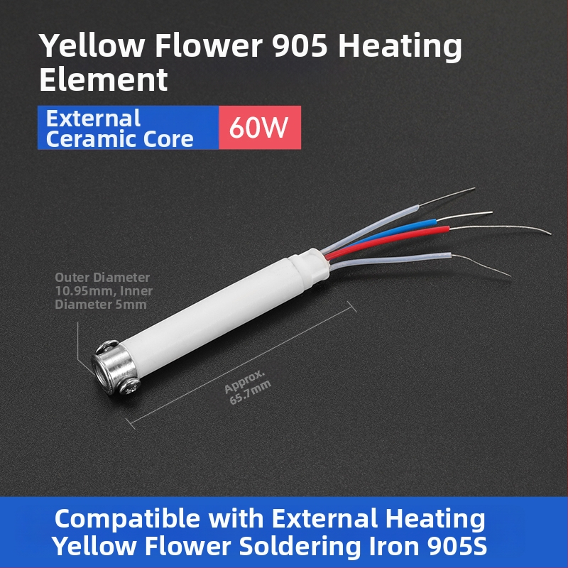 Vrh za lemilo BY905 – Univerzalno unutarnje grijanje, 60W, bakar, vrh u obliku potkove 905S