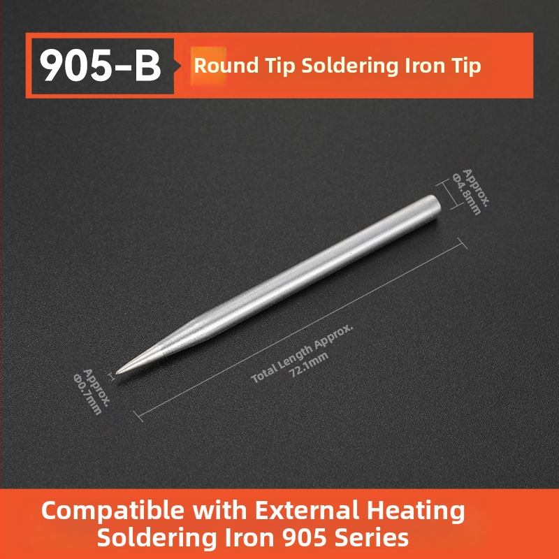 Vrh za lemilo BY905 – Univerzalno unutarnje grijanje, 60W, bakar, vrh u obliku potkove 905S