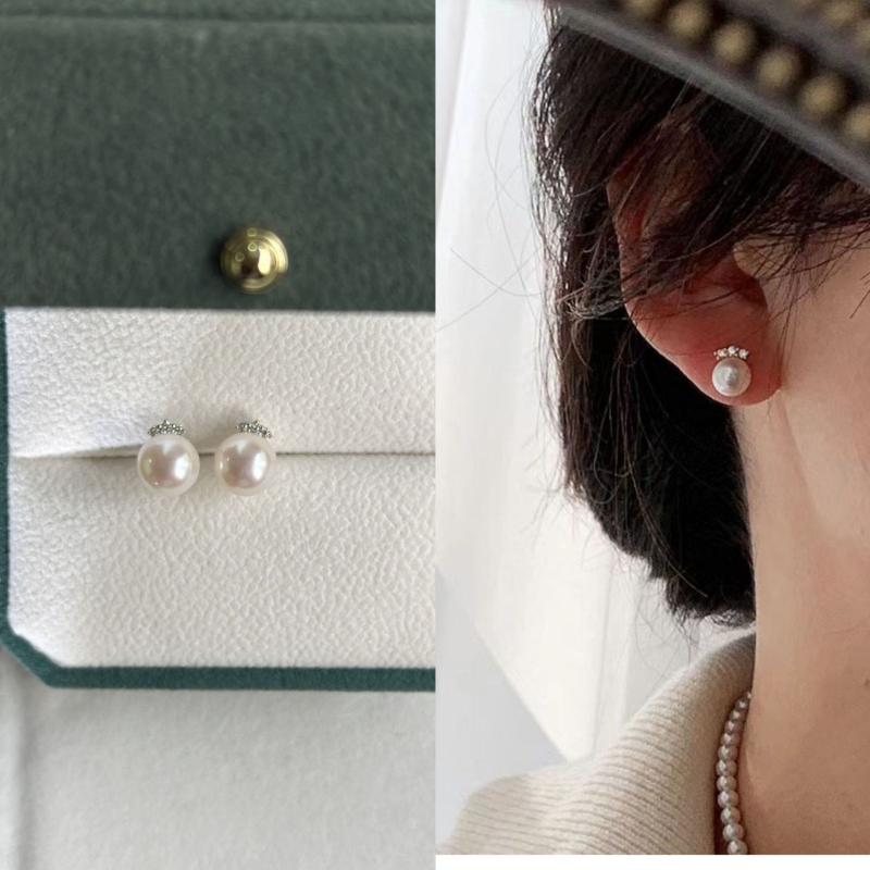 Μενταγιόν από ασήμι 925 με μαργαριάρια γλυκού νερού, κύκλικό σχήμα, υφαντή τεχνική, vintage στυλ