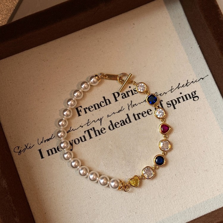 Браслет от медно-сплав, ръчно изработен, унисекс, геометрична форма, пролет 2025