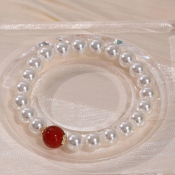 Гривна от агатови мъниста за жени, лек лукс, ръчно бижу за пътуване