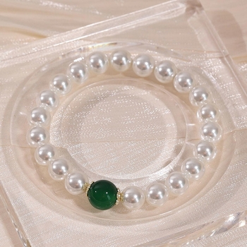 Гривна от агатови мъниста за жени, лек лукс, ръчно бижу за пътуване