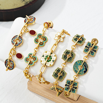 Гривна Dopamine Oil Drop, медна, ромбовидна форма, електролитна обработка, женски стил сладък и прохладен, зима 2025