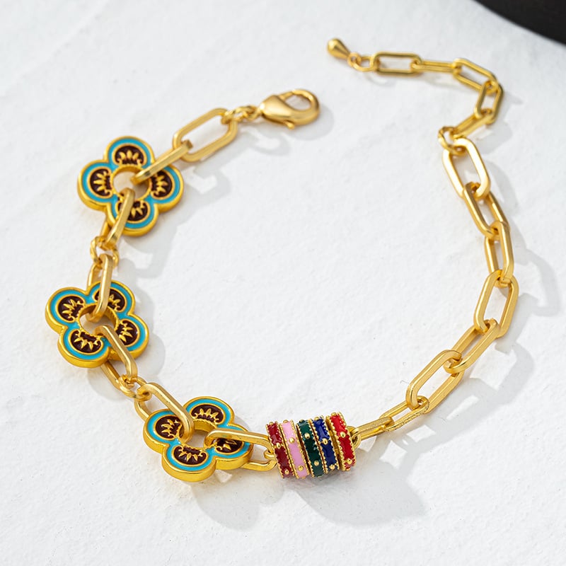 Гривна Dopamine Oil Drop, медна, ромбовидна форма, електролитна обработка, женски стил сладък и прохладен, зима 2025