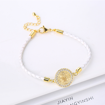 Гривна от месинг с електроплатина, унисекс, форма на звезда, сезон лято 2025