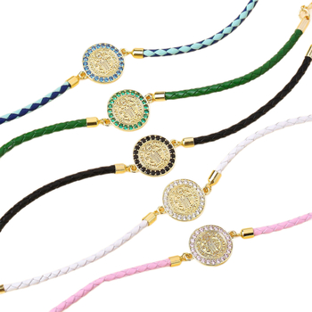 Гривна от месинг с електроплатина, унисекс, форма на звезда, сезон лято 2025