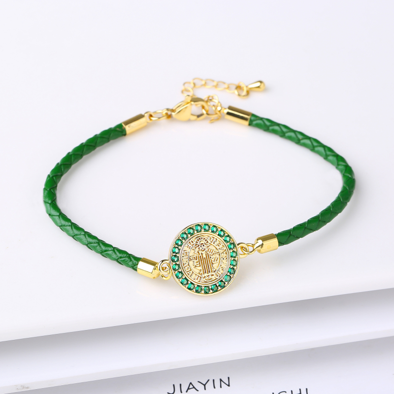 Гривна от месинг с електроплатина, унисекс, форма на звезда, сезон лято 2025