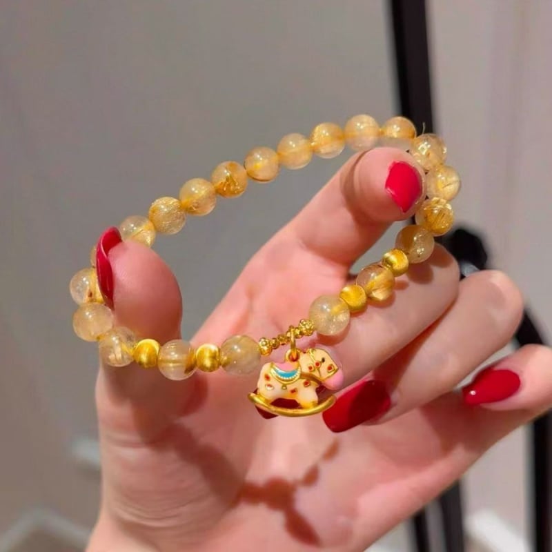 Браслет Hibiscus камък с цвете, унисекс, геометричен дизайн, ръчно изработени мъниста, смесени материали, литературно ретро стил