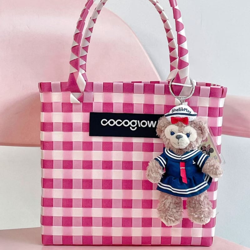 Τσάντα Tote από PP, στυλ δρόμου, οριζόντια τετράγωνη μορφή, χωρίς επένδυση