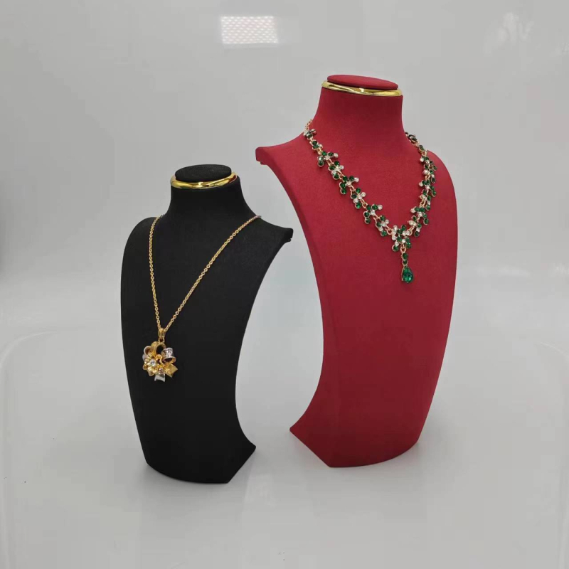 Ράφι κοσμημάτων από μικροϊνες, σχήμα πορτρέτου, μονοεπίπεδο, πολυτελές, χειροποίητο