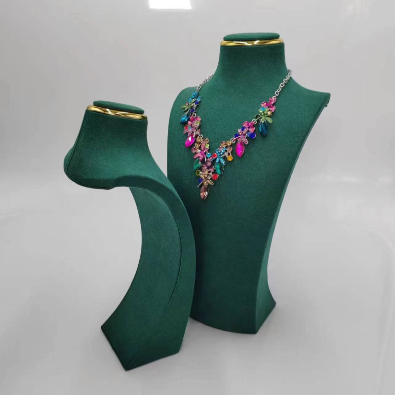 Ράφι κοσμημάτων από μικροϊνες, σχήμα πορτρέτου, μονοεπίπεδο, πολυτελές, χειροποίητο