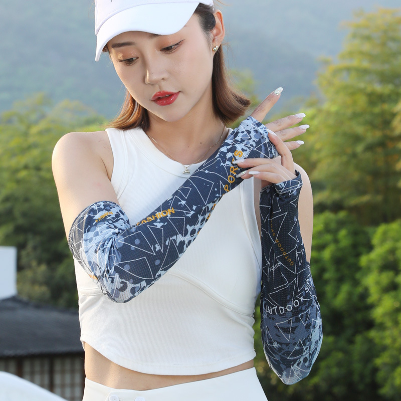 Arm rukavi s UV zaštitom za ljeto, Ice Silk–Nylon mješavina, sadržaj 61–70% najlona, proljeće 2025, za odrasle