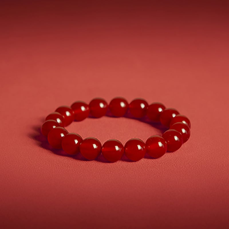 Baolidexing Агат гривна, унисекс, полирана повърхност, есен 2024