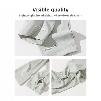 Μανίκια Καλοκαιριού με UV Προστασία, Ice Silk Νάιλον, Λαφριά Εφαρμογή, 71–80% Νάιλον, Κατάλληλα για Οδήγηση και Ποδηλασία