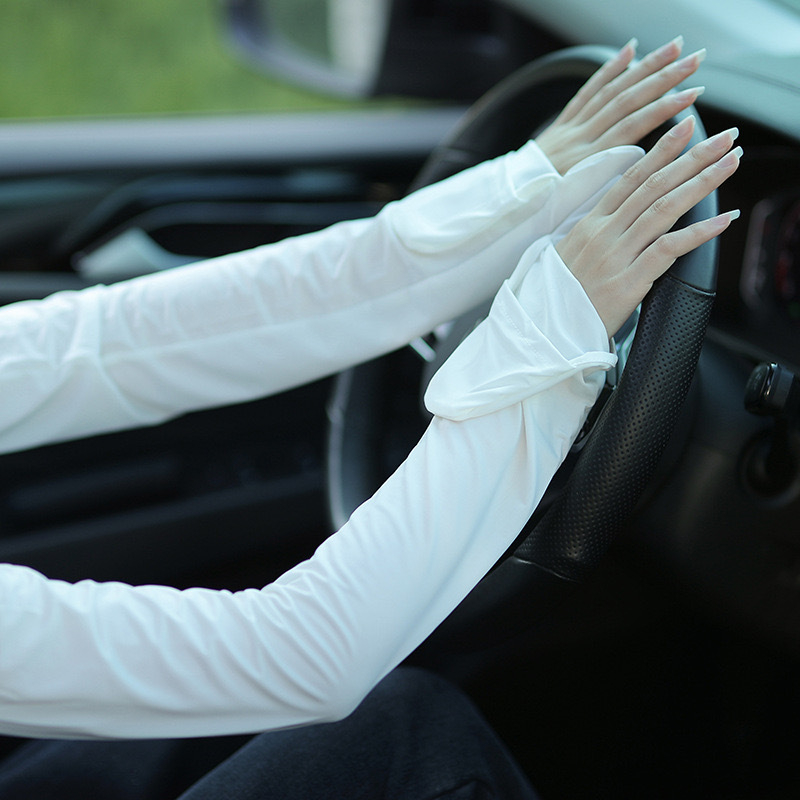 Manșete UV pentru femei, vară - croială lejeră, subțiri, pentru ciclism și condus în exterior