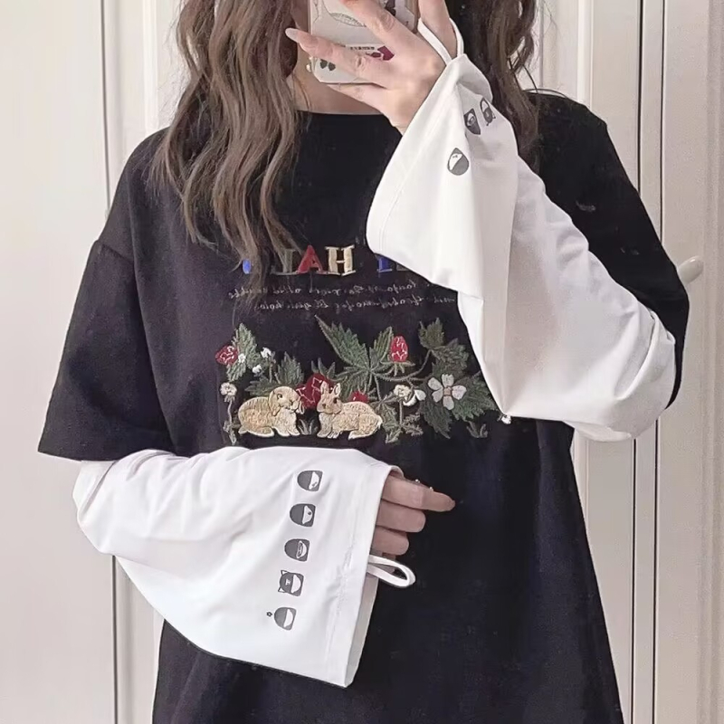 Μανίκια Ice Silk με UV προστασία για ποδηλασία, ελεύθερου σχήματος καμπάνα, μίξη νάιλον-σπαντέξ