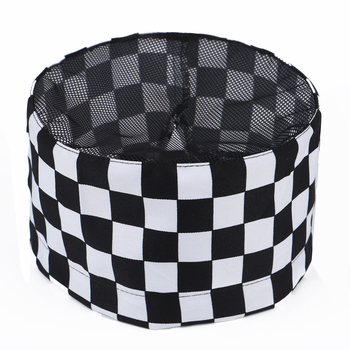 Pălărie de bucătar pentru restaurant sushi, vârf plat, poliester, unisex, imprimare logo, personalizare disponibilă