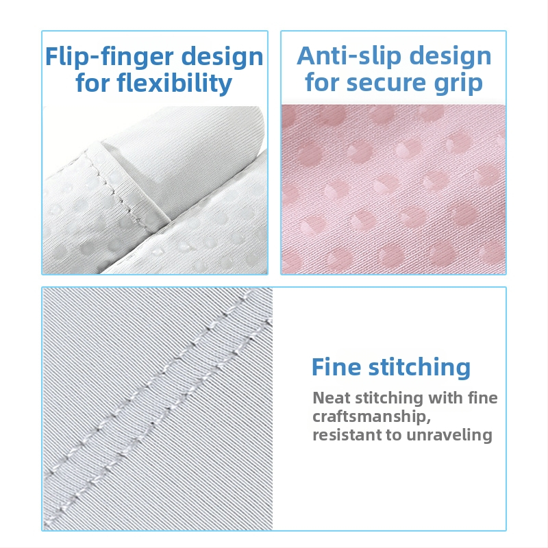 Ръкавици за шофиране без пръсти, дишащи, UV защита, антихлъзгащи, Ice Silk плат с Spandex (11–20%)